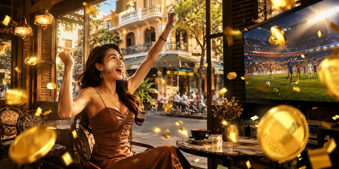 Khung cảnh khu giải trí casino và cà phê tại Thành phố Hồ Chí Minh
